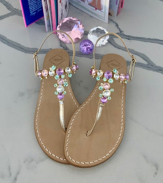 Ankalia Nicole Kidman Swarovski Crystal Sandals