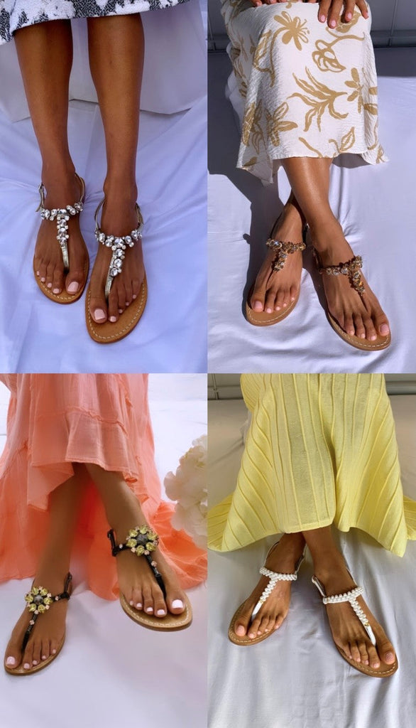 Ankalia_swarovski_crystal_flat_leather_sandal