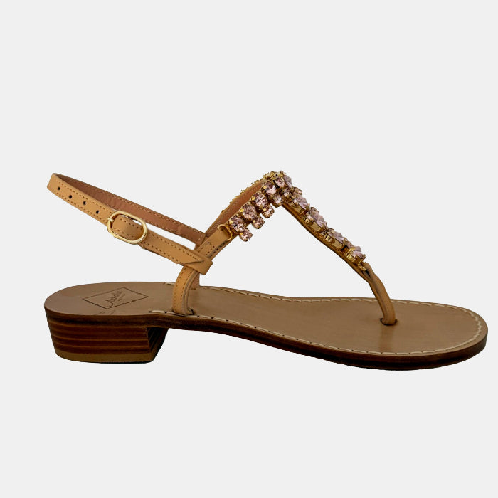 Ankalia_heidi_pink_nude_sparkly_sandals_side_view
